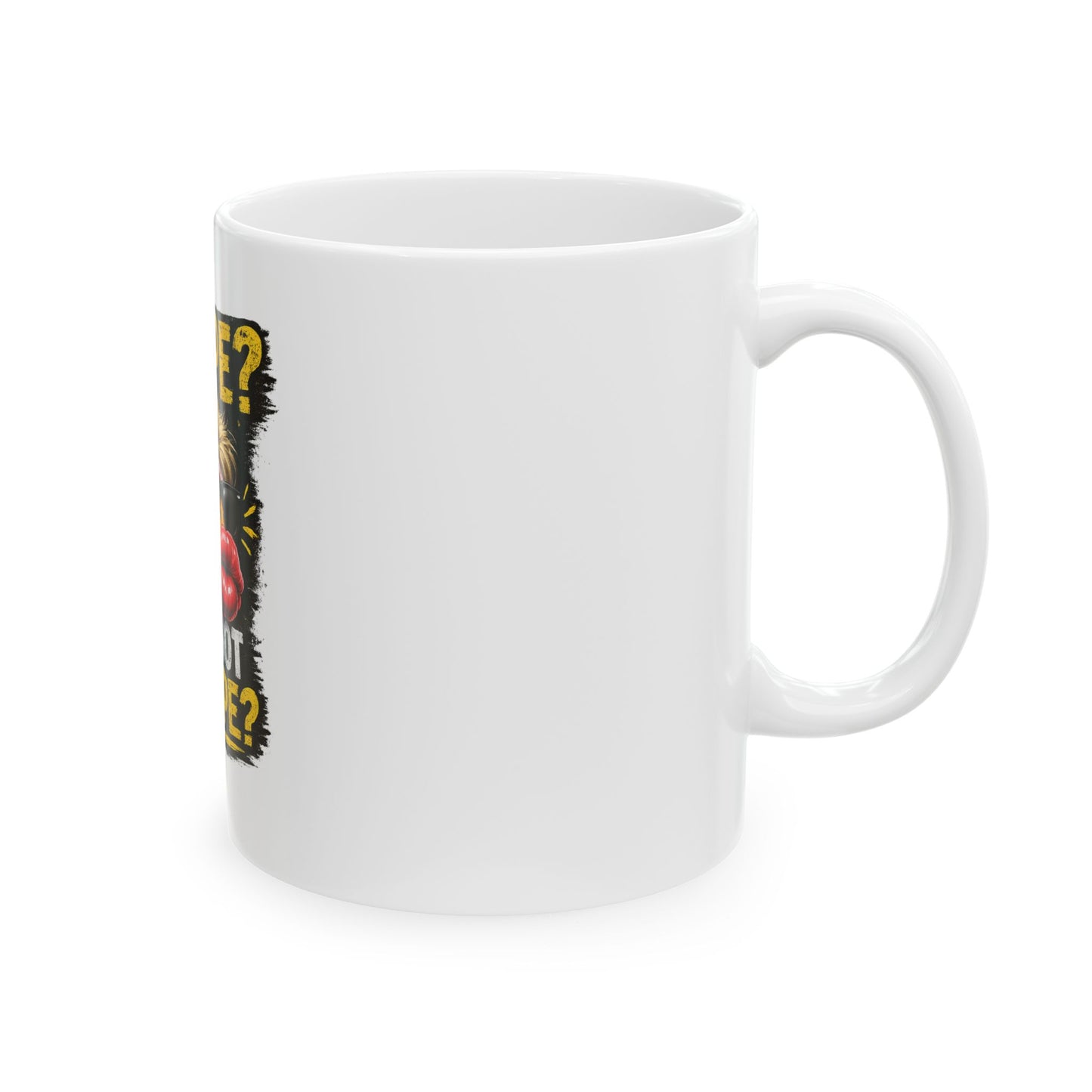 Toupee? Or Not Toupee? Ceramic Coffee Mug – Funny Political Parody Gift (11oz, 15oz)
