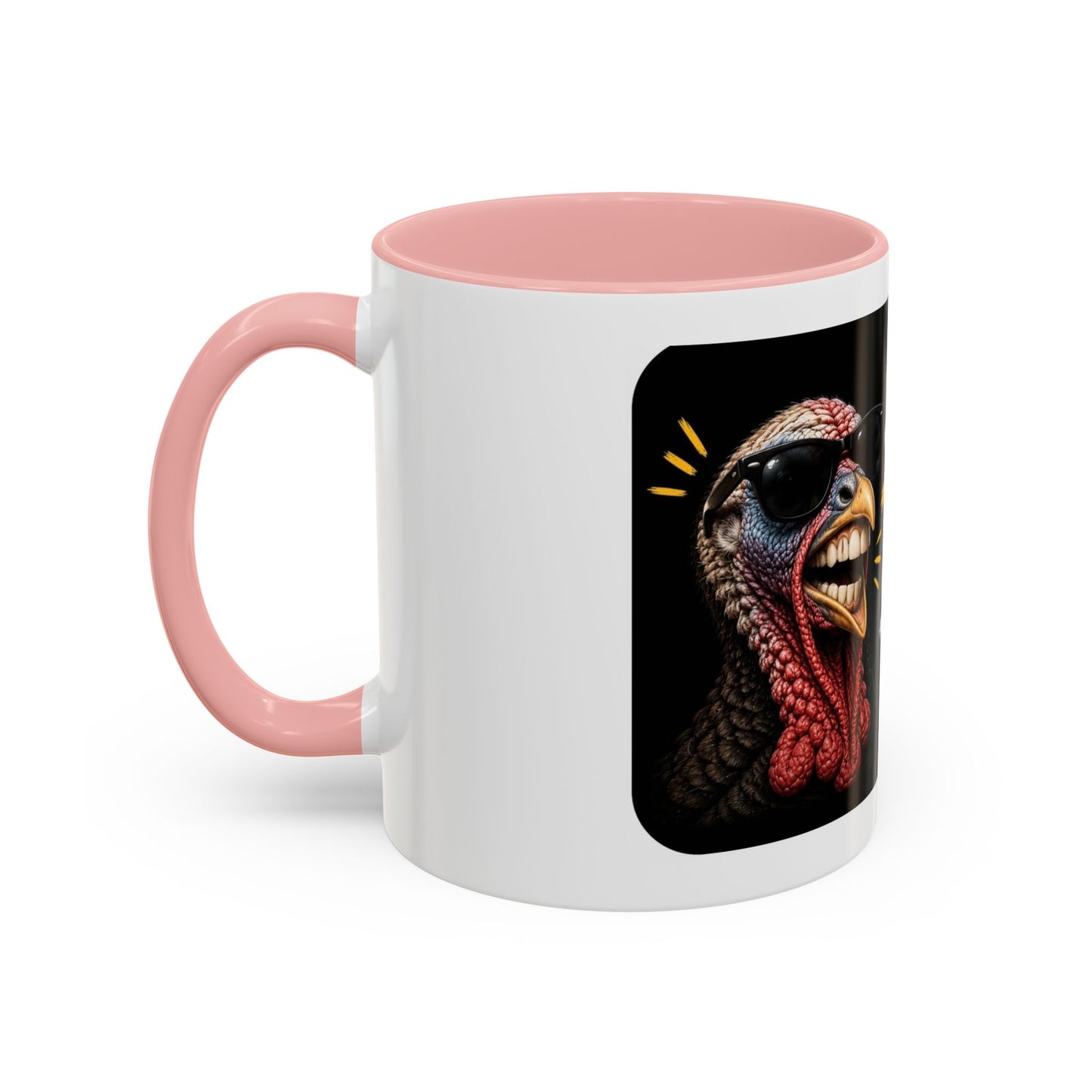 Shut It Turkey Teeth Coffee Mug — Funny Thanksgiving Accent Mug (11/15oz)